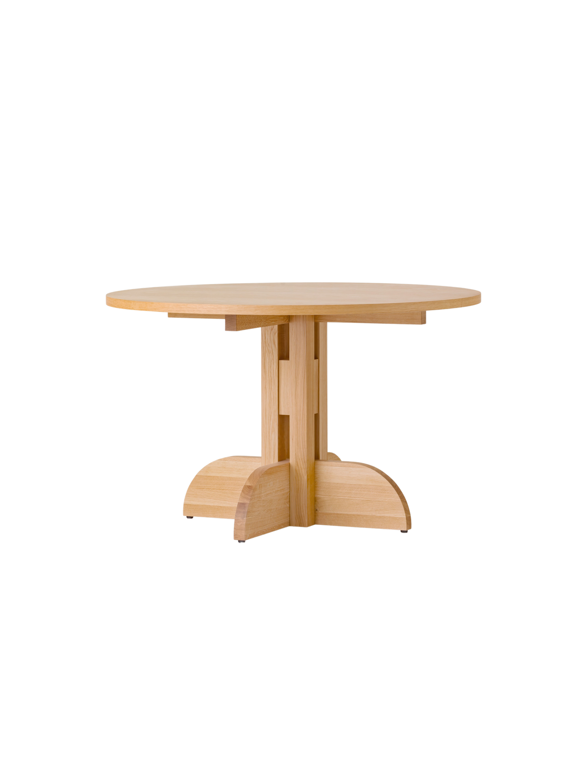 Audo Puffin eettafel rond Ø120 cm eiken Naturel