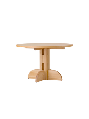 Audo Puffin eettafel rond Ø120 cm eiken Naturel