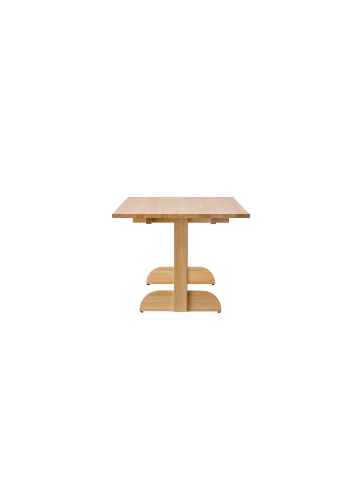 Audo Puffin eettafel rechthoekig 200x95 cm eiken Naturel