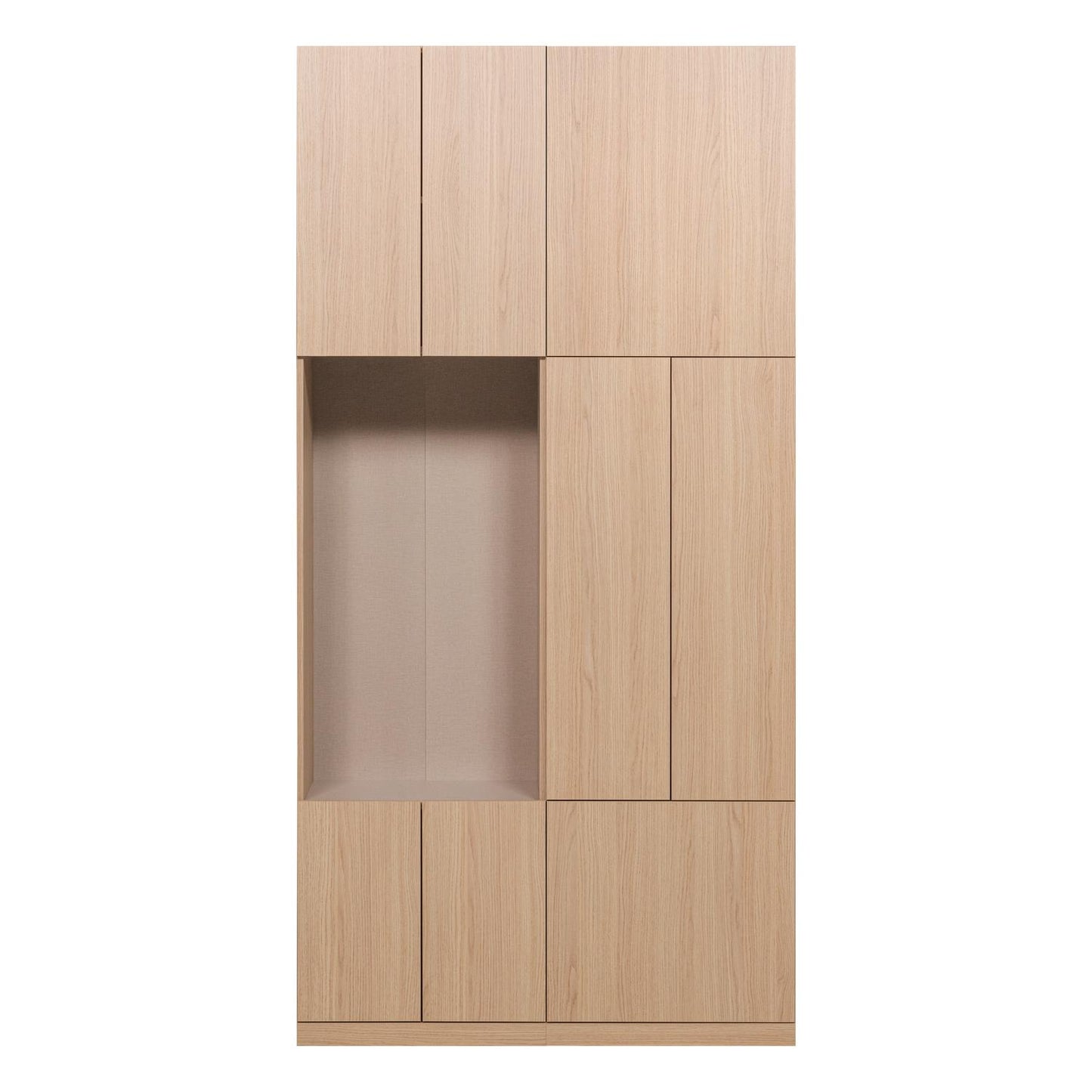 WOOOD Build wandkast 108 cm naturel