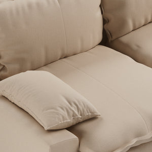 HKliving Retro 2-zitsbank Knotted Beige