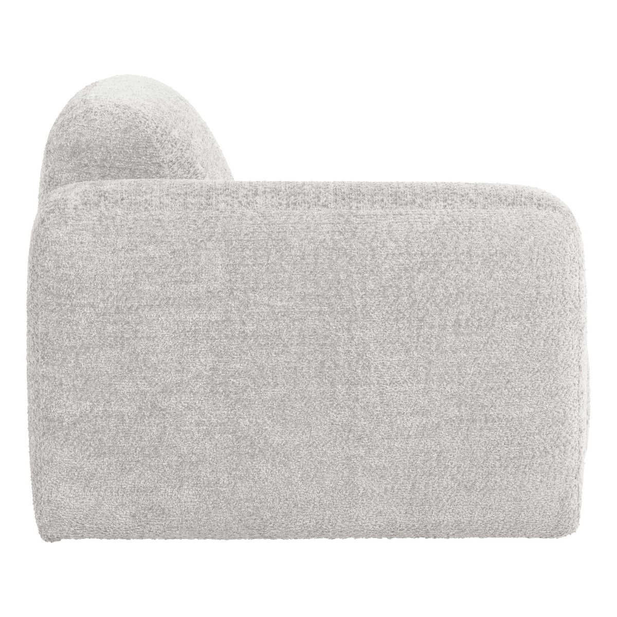 WOOOD Mojo Base 1-zits bank arm links wollig Ecru