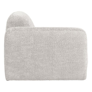 WOOOD Mojo Base 1-zits bank arm links wollig Ecru