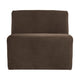 WOOOD Mojo Base 1-zits bank velvet Bruin