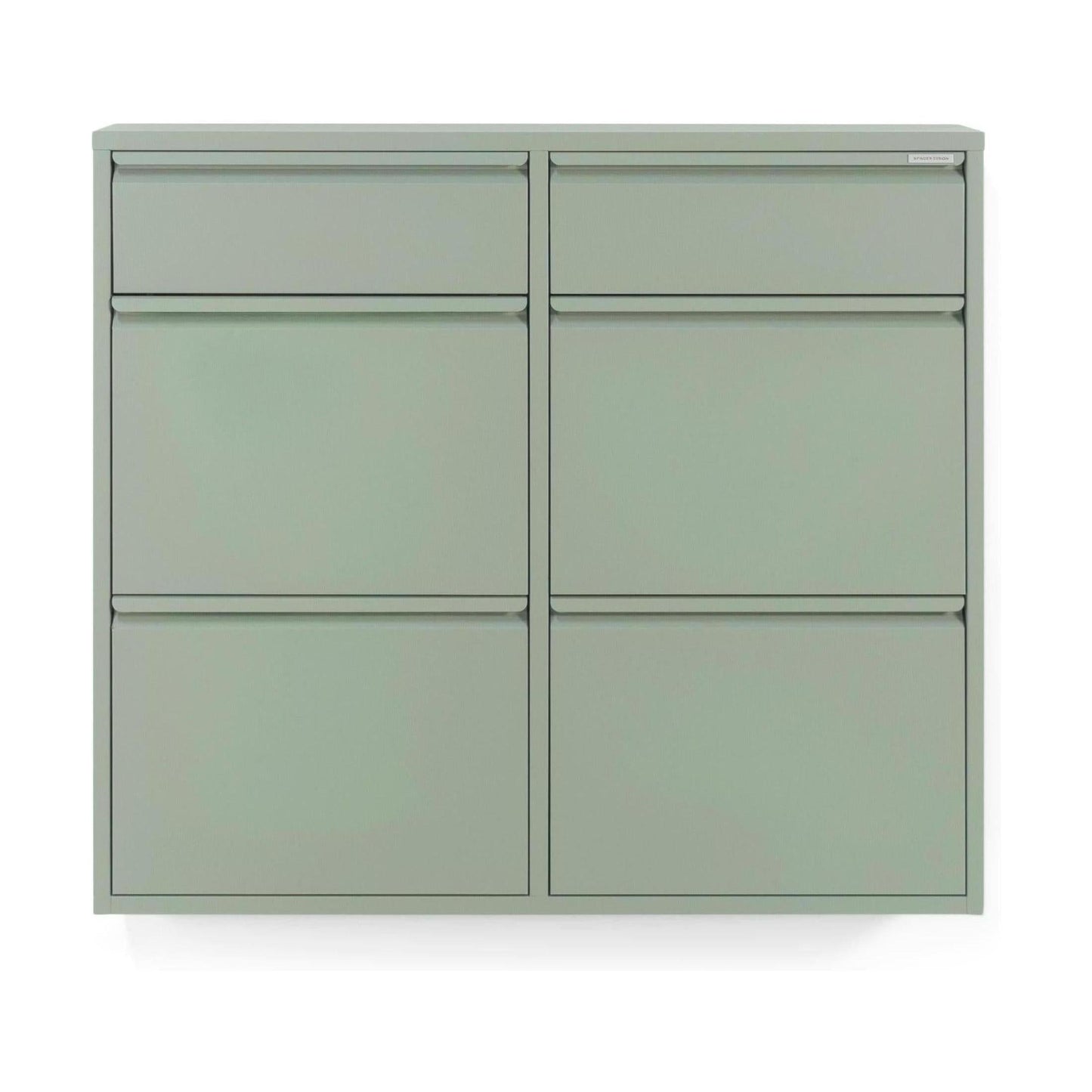 Spinder Design Billy 6 schoenenkast Dusty Green