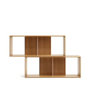Kave Home Litto kast 2 modulaire planken eiken
