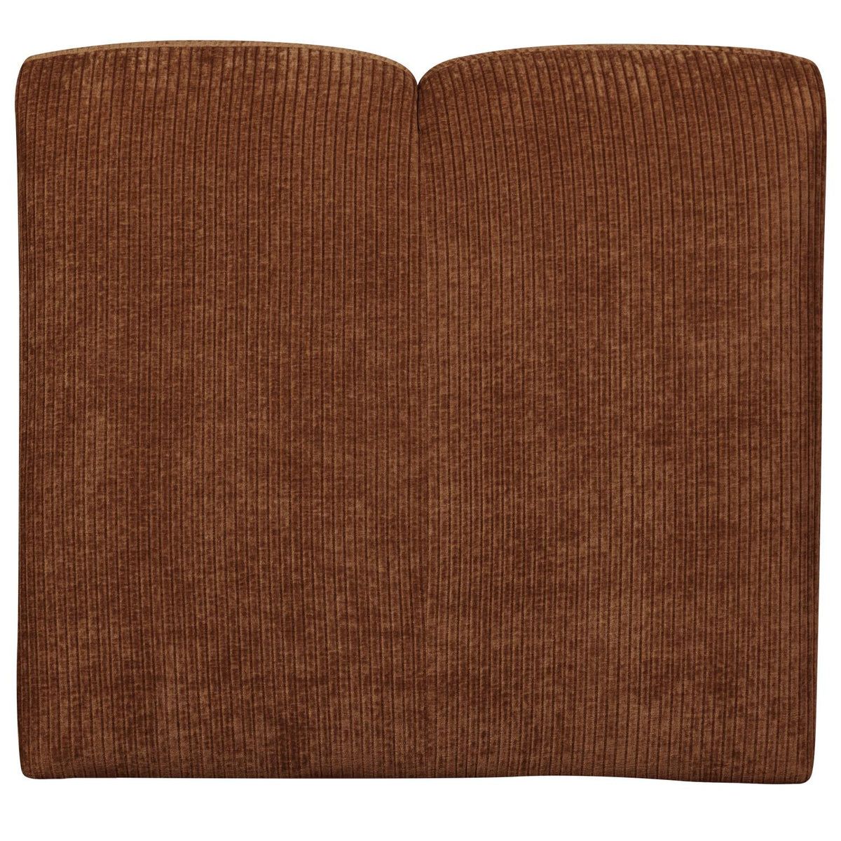 WOOOD Mojo 1-zits bank rib Roestbruin