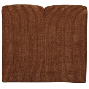 WOOOD Mojo 1-zits bank rib Roestbruin