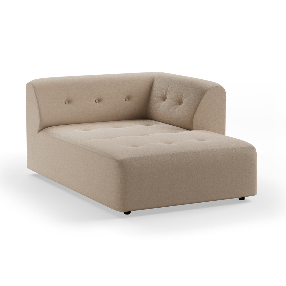 HKliving Vint bank right divan Knotted Beige