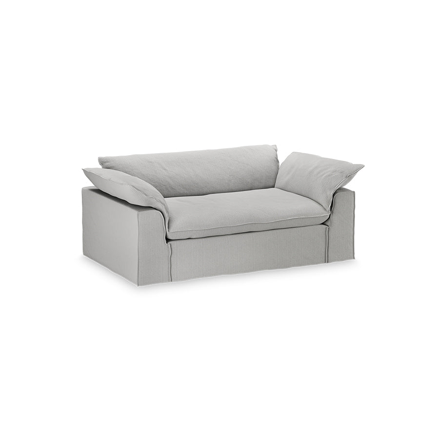 HKliving Nomad bank 204 cm Corduroy Rib Cream