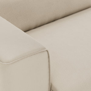 HKliving Flake bank left XL Corduroy Rib Hay
