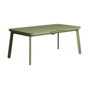 Kave Home Izola tuintafel uitschuifbaar rechthoek 185x100 cm Green