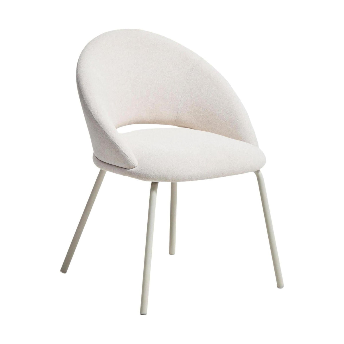 Kave Home Bonali eetkamerstoel chenille Beige