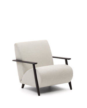 Kave Home Meghan fauteuil Pearl zwart