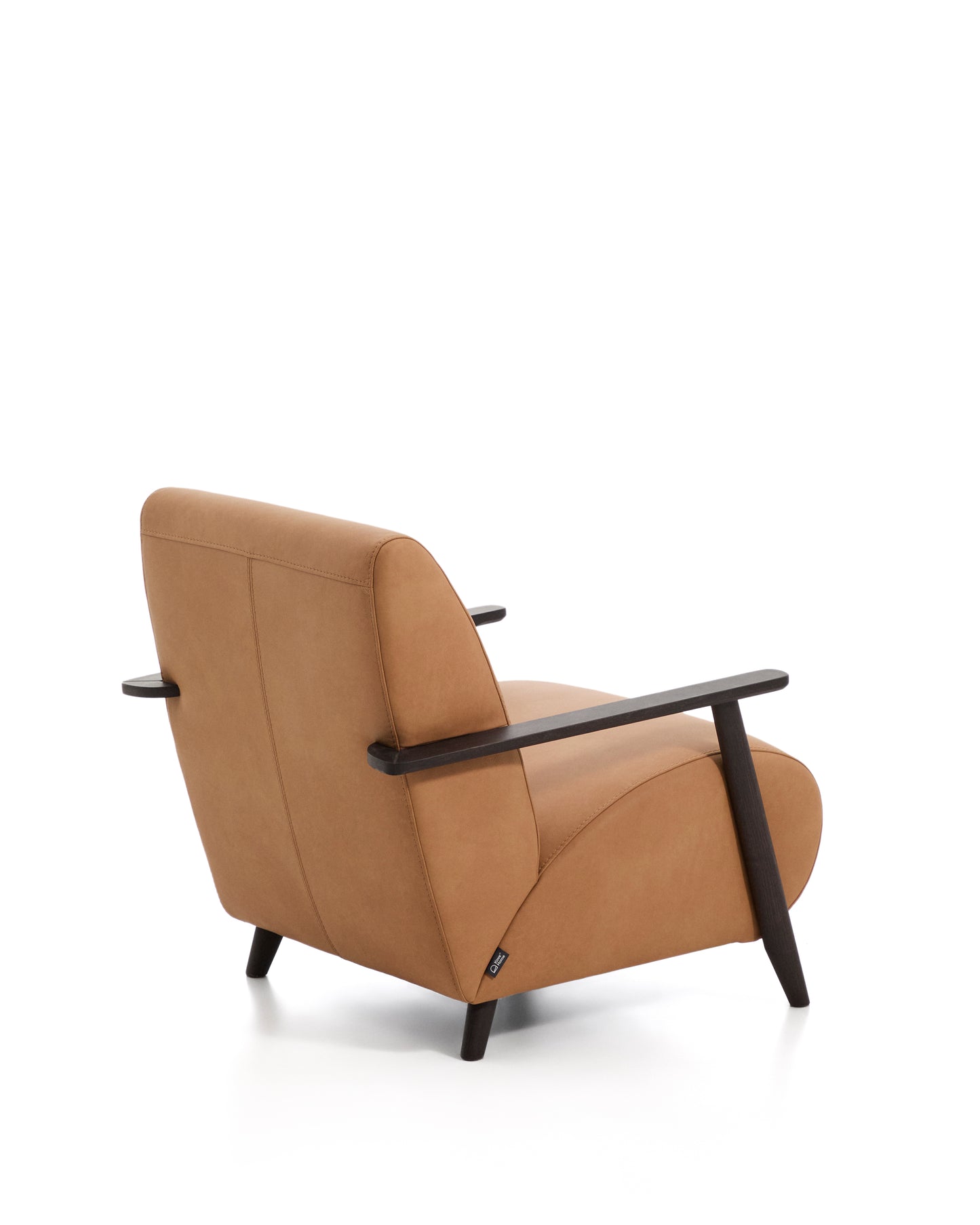 Kave Home Meghan fauteuil Bruin/Donker bruin
