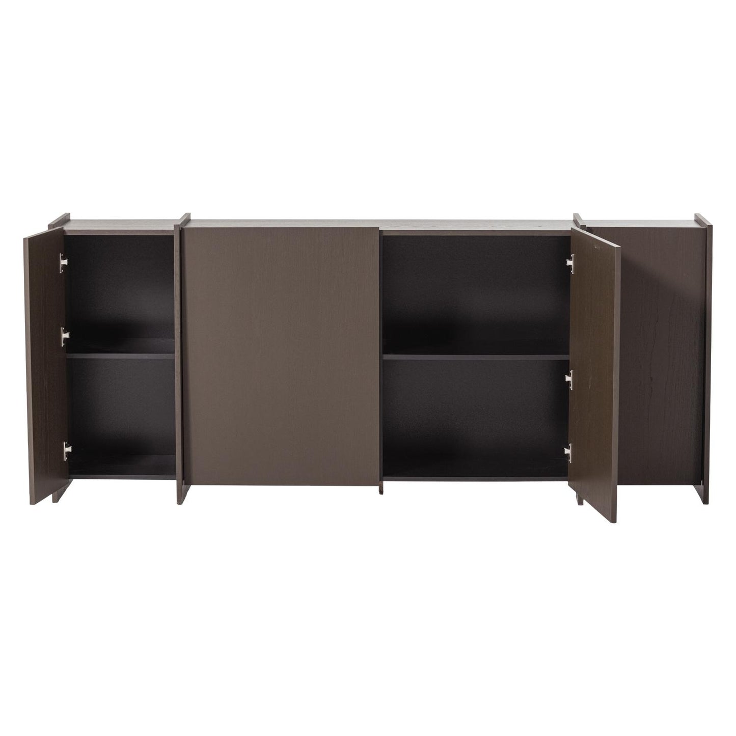 WOOOD Brock dressoir Middenbruin