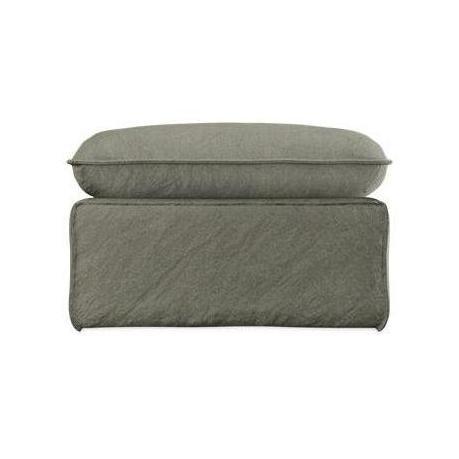 HKliving Nomad hocker Linen Army Green
