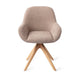Jesper Home Kushi eetkamerstoel Stone Haze revolve oak natural