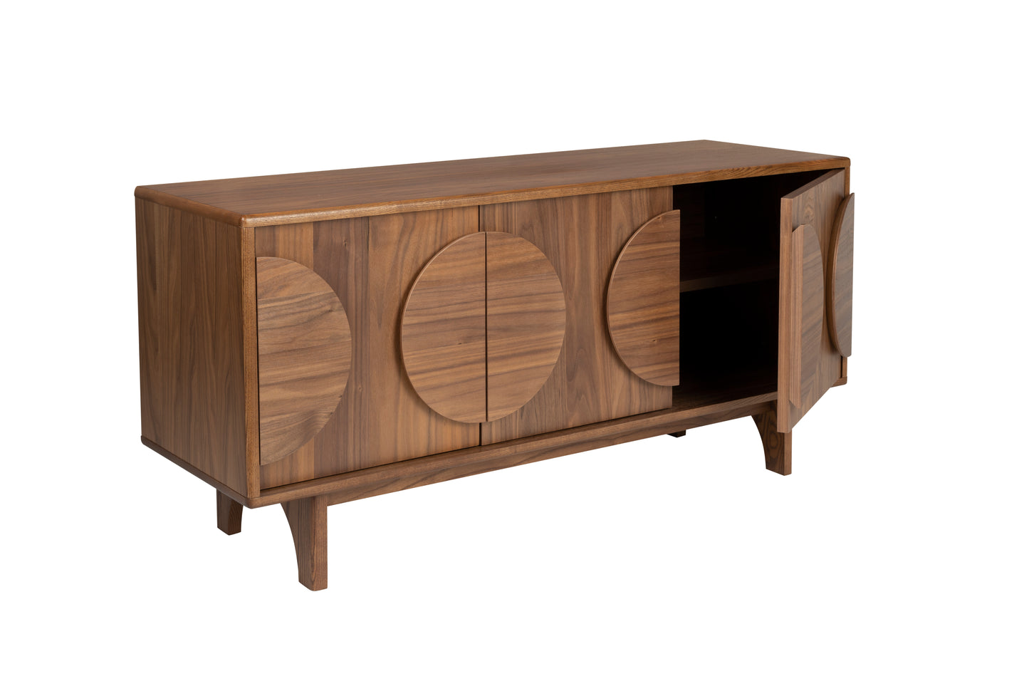 Zuiver Groove dressoir 3 Walnoot