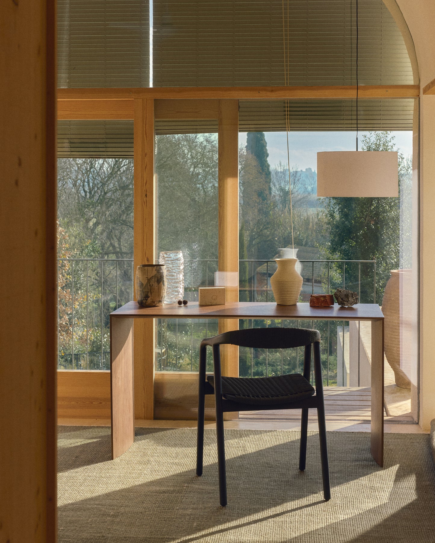 Kave Home Litto bureau Dark Brown