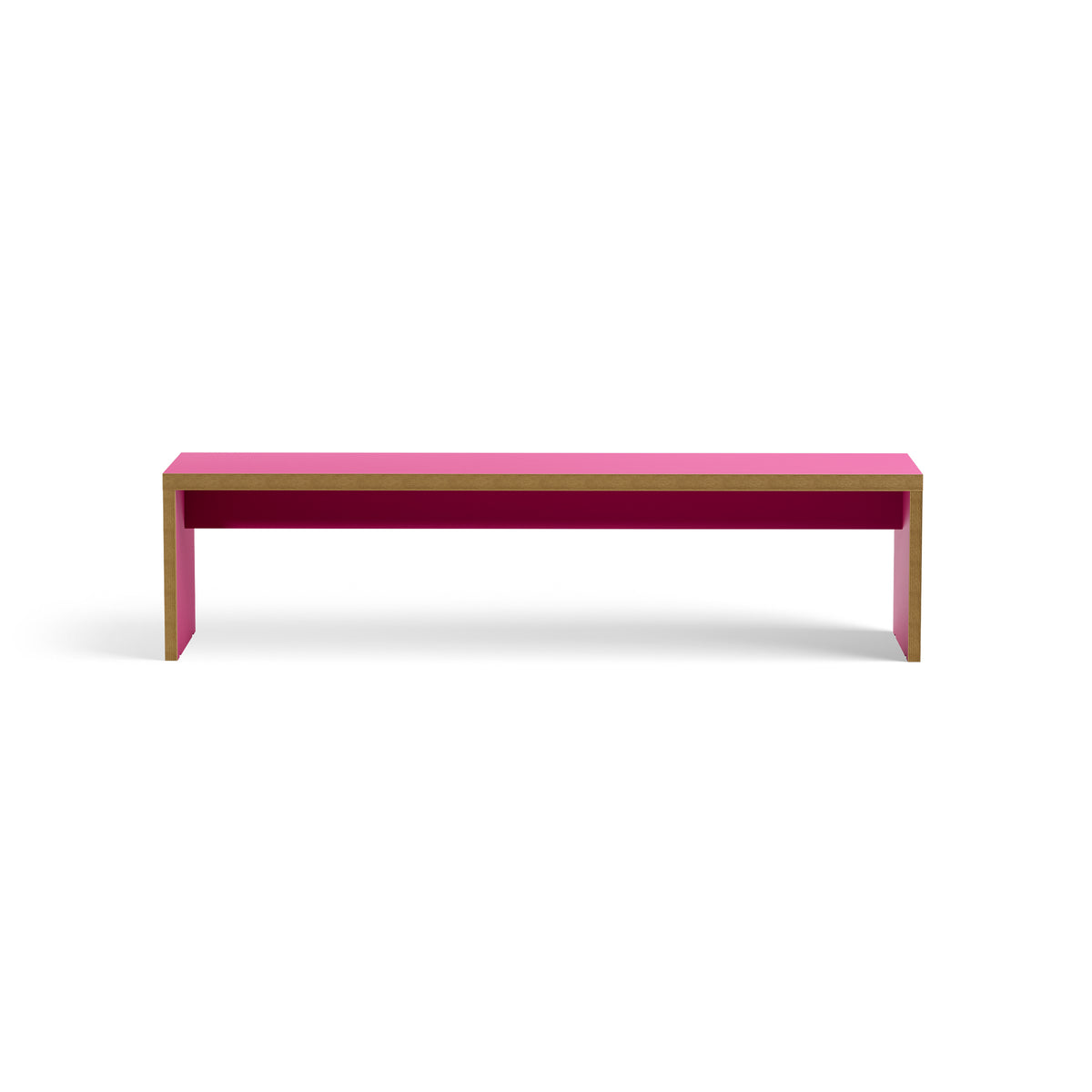 HKliving Bench eetkamerbank 180cm Raspberry