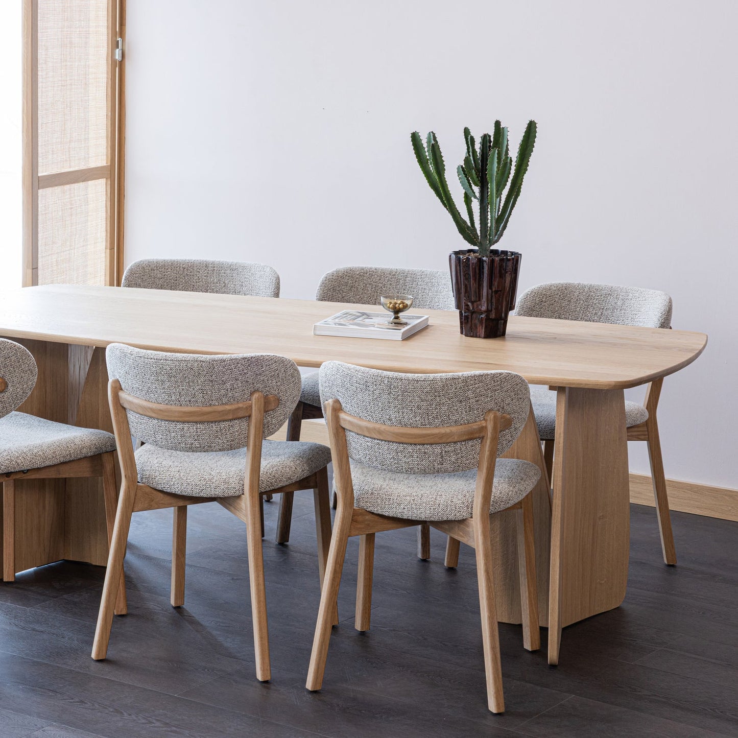 WOOOD Veere eettafel 220x100 cm Naturel