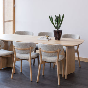WOOOD Veere eettafel 220x100 cm Naturel