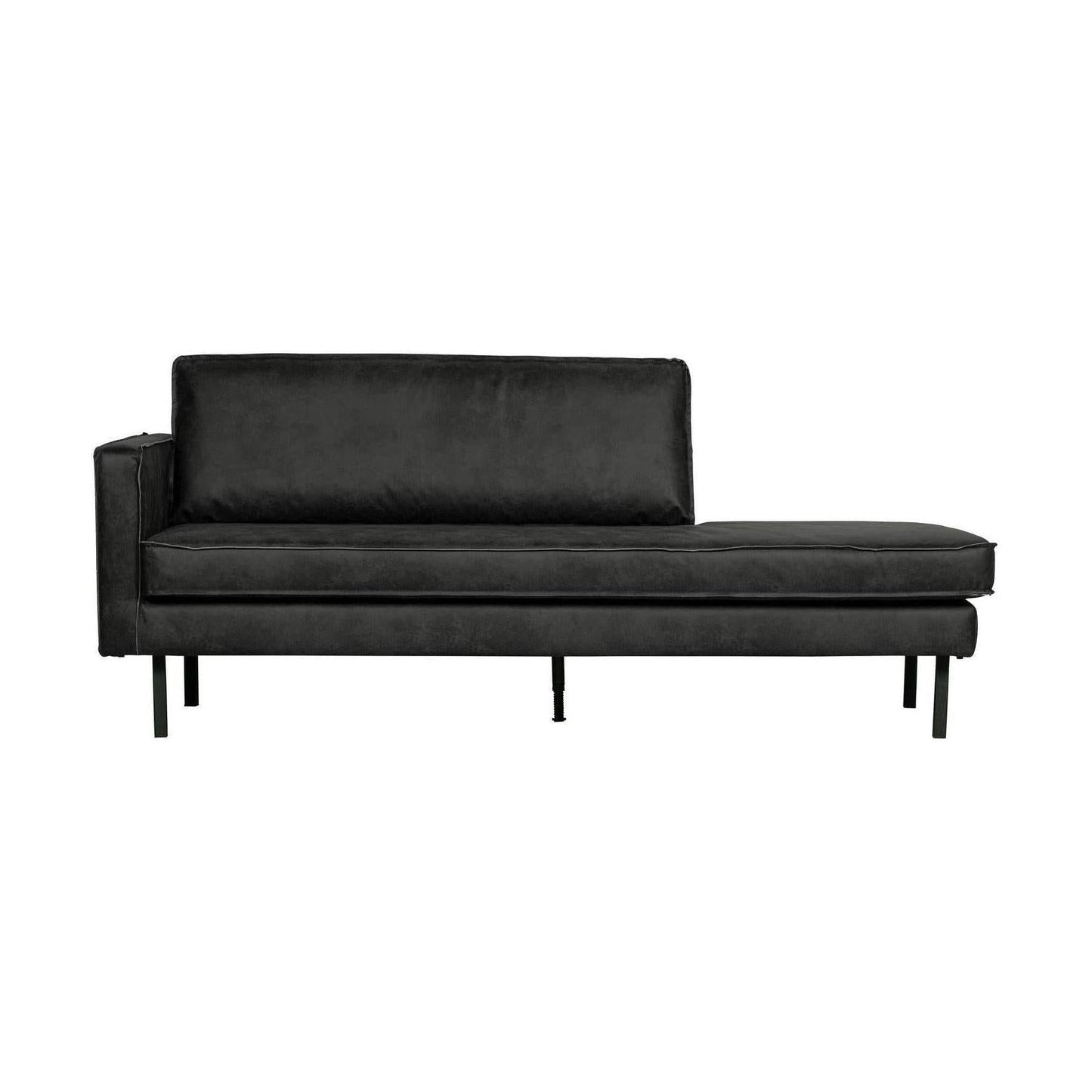 WOOOD Rodeo daybed links eco-leer Zwart