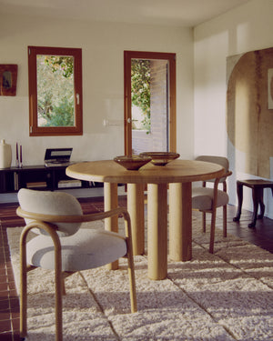 Kave Home Mailen eettafel Ø120 cm Naturel