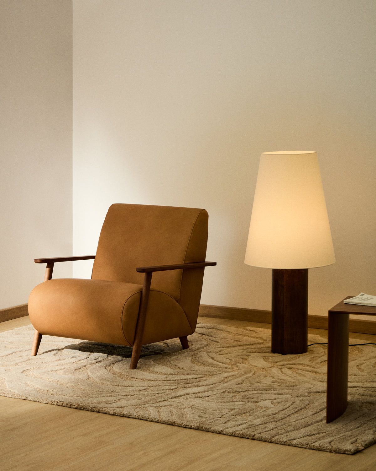 Kave Home Meghan fauteuil Bruin/Bruin