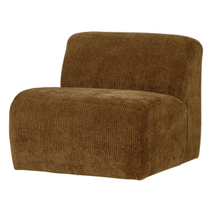 WOOOD Mojo Base 1-zits bank rib Honinggeel