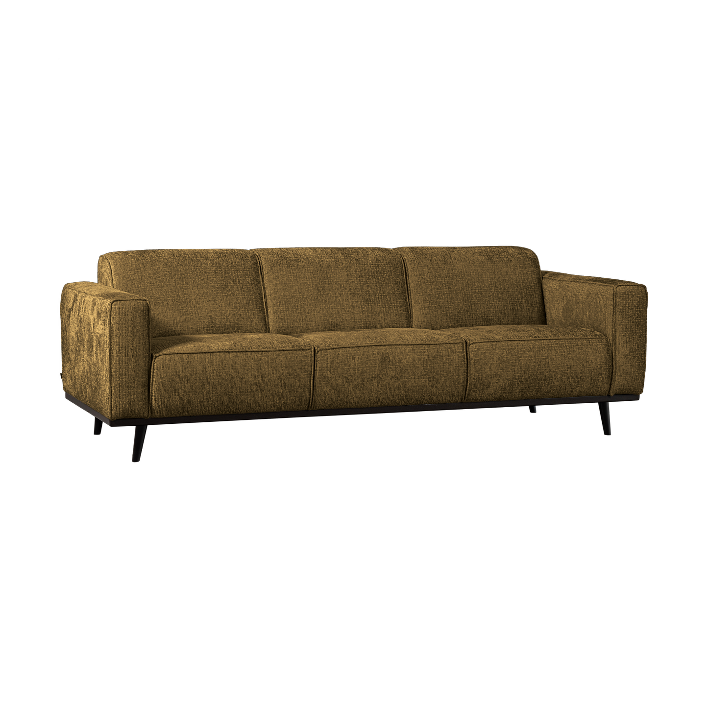 WOOOD Statement 3-zits bank Structure Velvet Brass