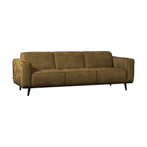 WOOOD Statement 3-zits bank Structure Velvet Brass