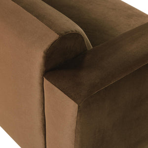 WOOOD Mojo Base 2-zits bank arm links velvet Honinggeel