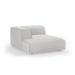 HKliving Flake bank left divan Corduroy Rib Cream