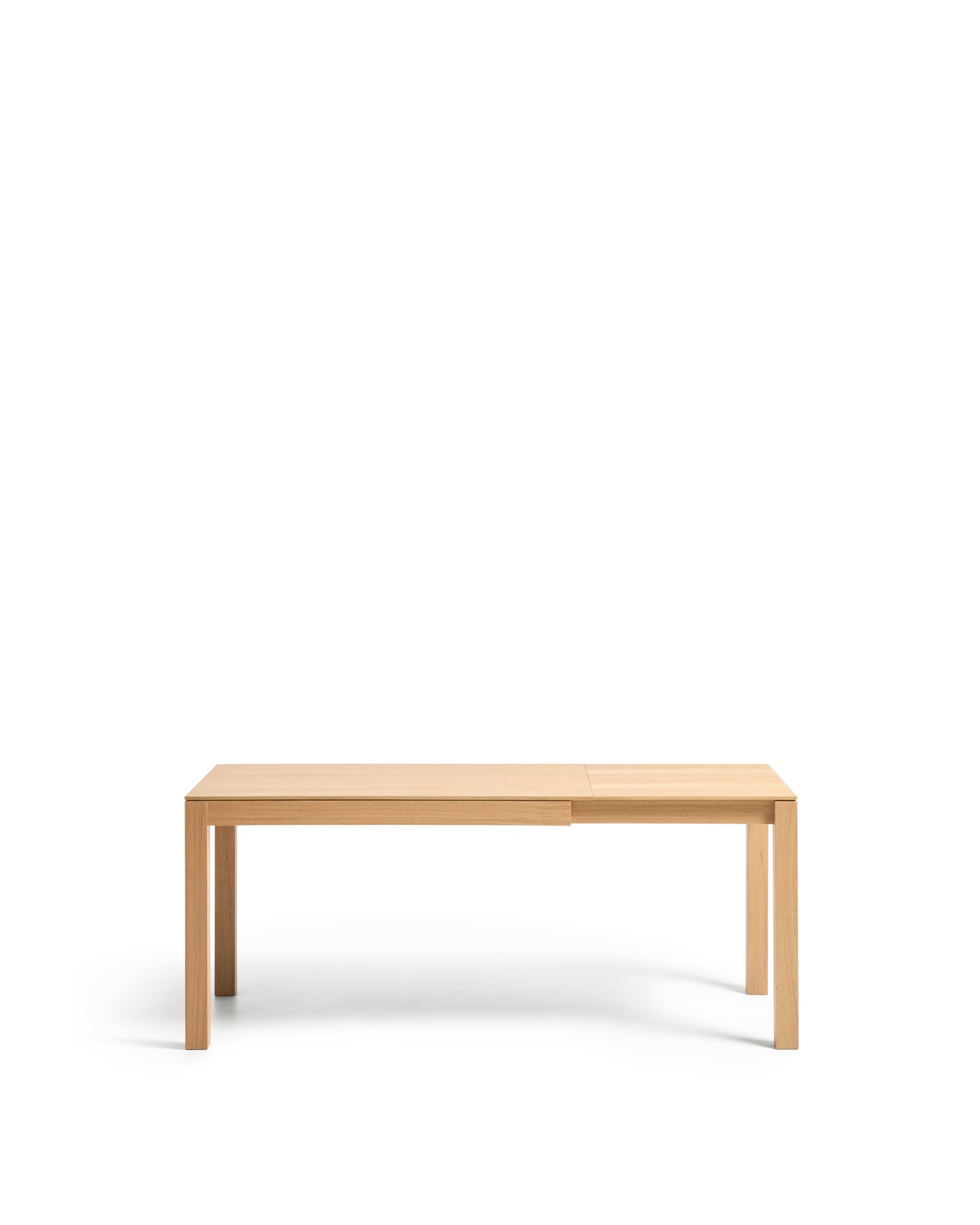 Kave Home Narevi eettafel uitschuifbaar rechthoek 130x80 cm Natural