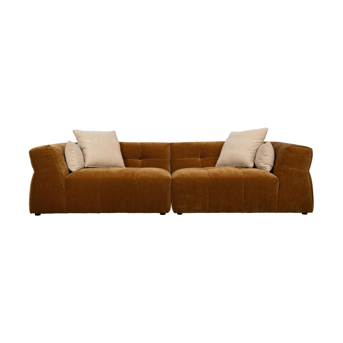 Dutchbone Hodge 4,5-zitsbank Okergeel