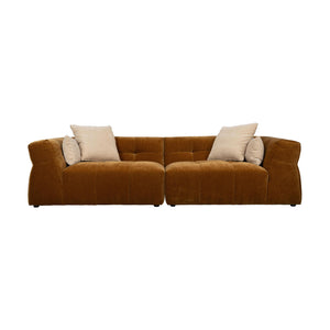 Dutchbone Hodge 4,5-zitsbank Okergeel
