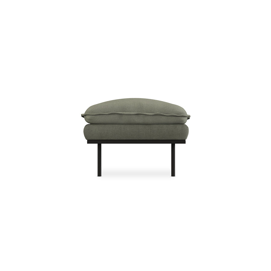 HKliving Retro hocker Linen Army Green