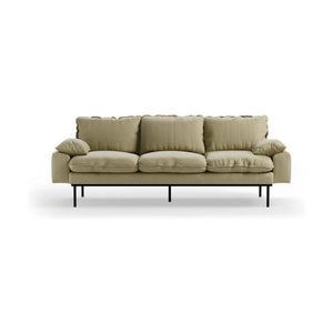 HKliving Retro 3-zitsbank Knotted Sage