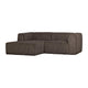 WOOOD Bean chaise longue bank links Ribstof Mud