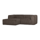 WOOOD Bean chaise longue bank links Ribstof Mud