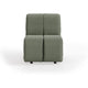 HKliving Wave bank middle small Linen Army Green