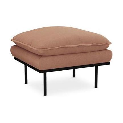 HKliving Retro hocker Linen Dusty Rose