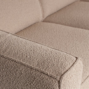 WOOOD Statement 3-zits bank Bouclé Beige