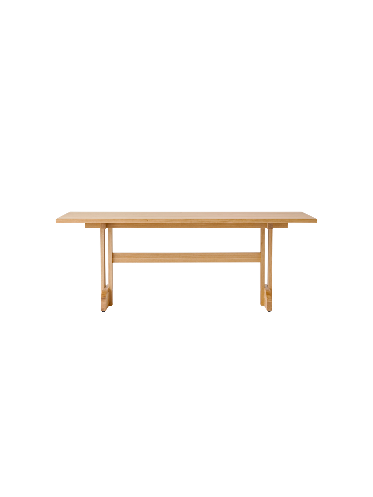 Audo Puffin eettafel rechthoekig 200x95 cm eiken Naturel