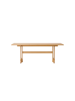 Audo Puffin eettafel rechthoekig 200x95 cm eiken Naturel