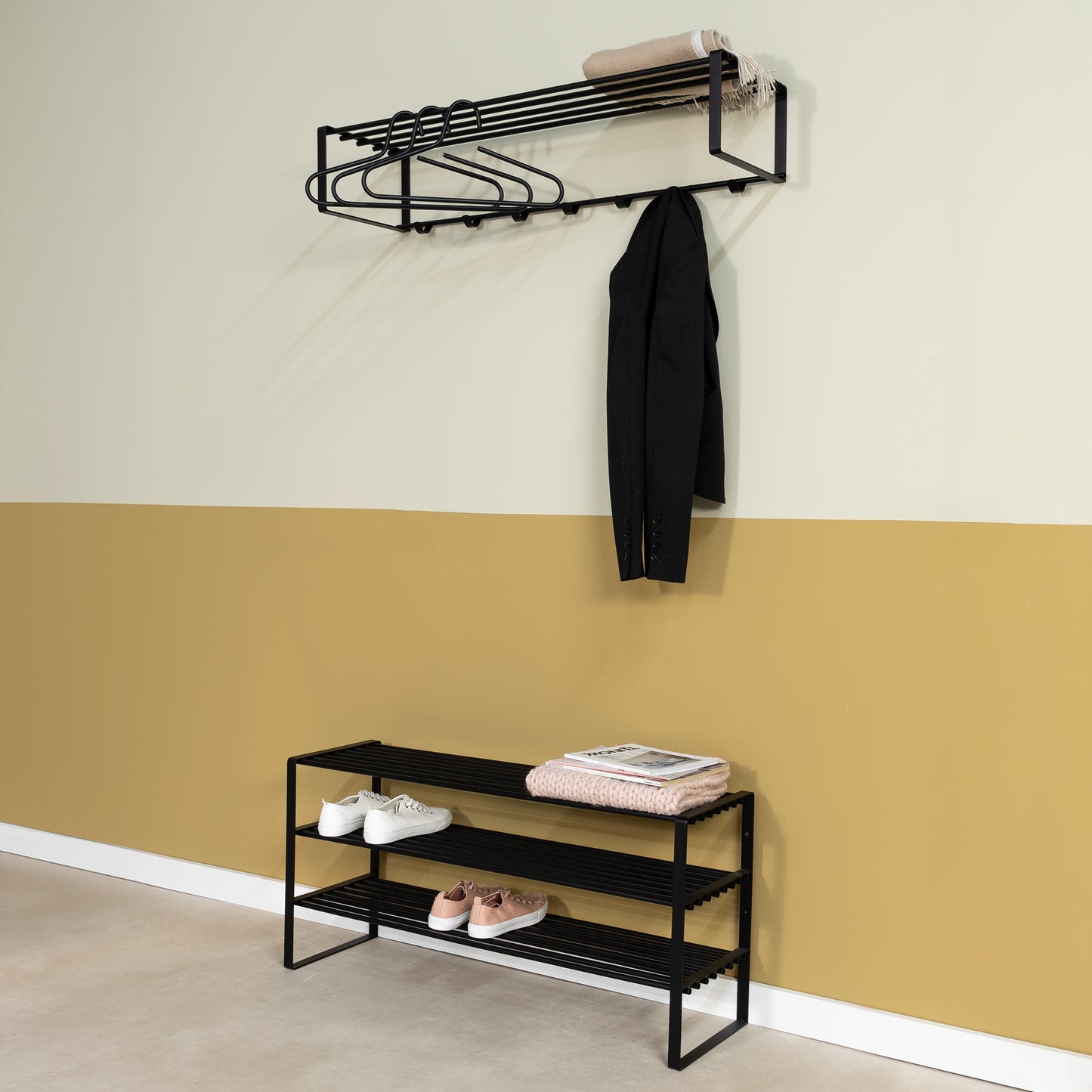 Spinder Design Rex SR 2 - 100 cm schoenenrek Zwart