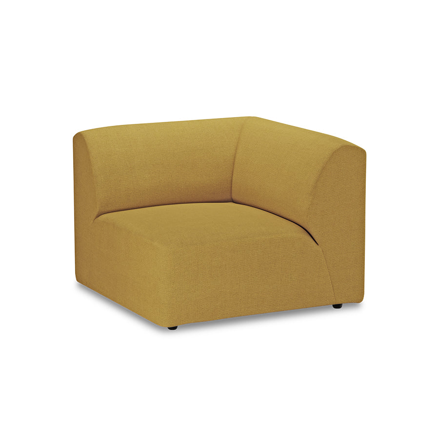 HKliving Jax bank right end Linnen Burnt Ochre