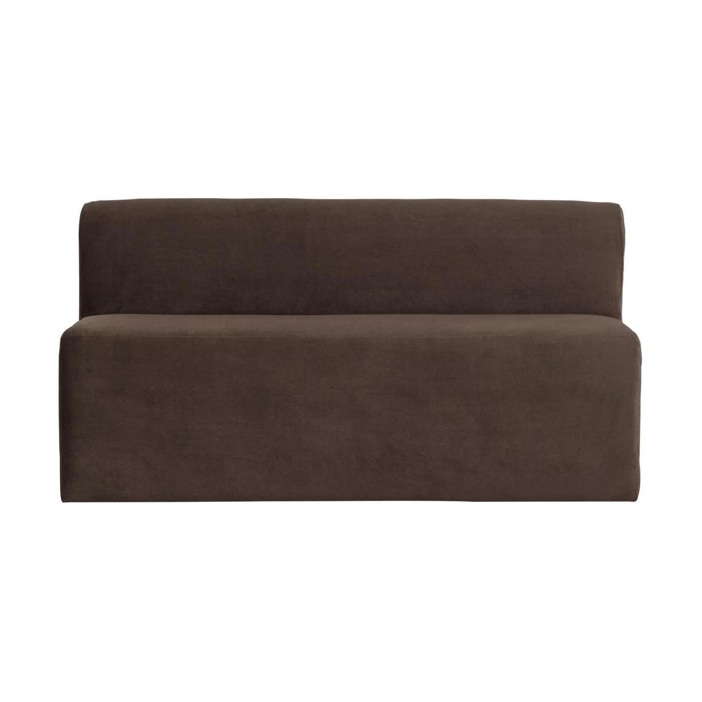 WOOOD Mojo Base eetkamerbank 164 cm velvet Bruin